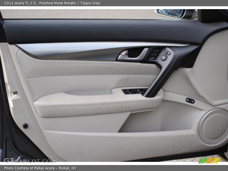 Polished Metal Metallic / Taupe Gray 2011 Acura TL 3.5