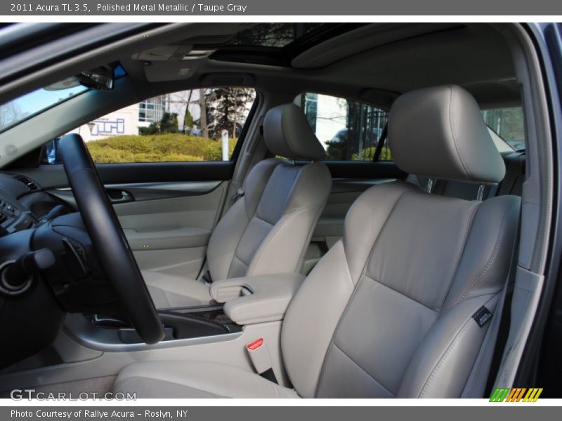 Polished Metal Metallic / Taupe Gray 2011 Acura TL 3.5