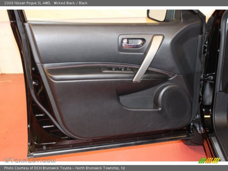 Wicked Black / Black 2009 Nissan Rogue SL AWD