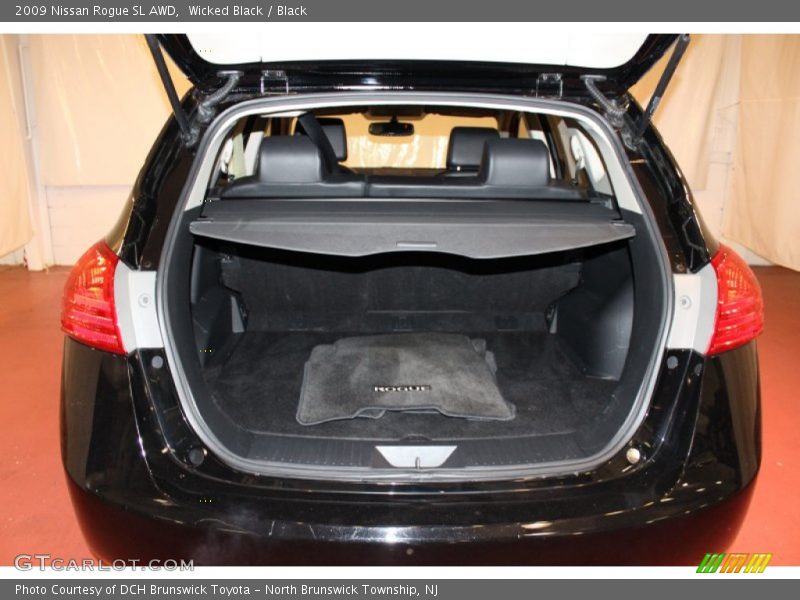 Wicked Black / Black 2009 Nissan Rogue SL AWD