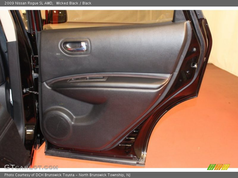 Wicked Black / Black 2009 Nissan Rogue SL AWD