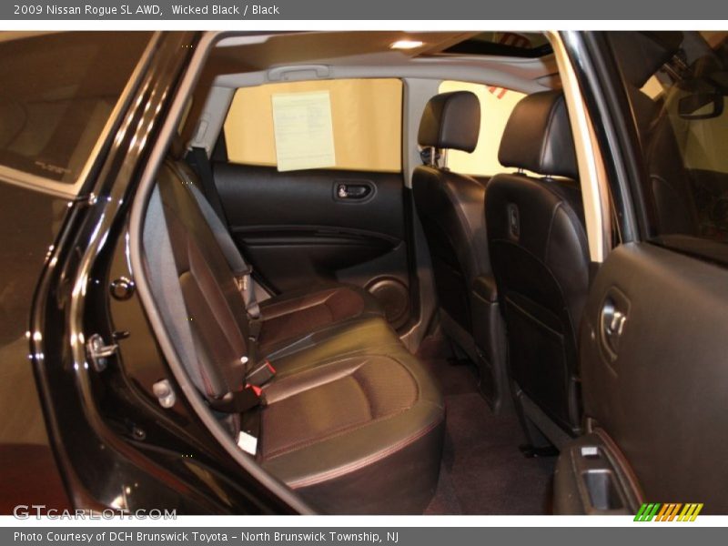 Wicked Black / Black 2009 Nissan Rogue SL AWD
