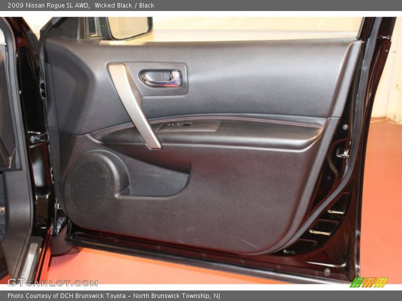 Wicked Black / Black 2009 Nissan Rogue SL AWD