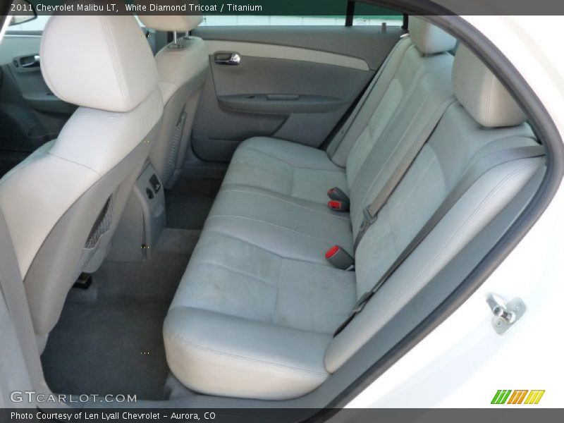 White Diamond Tricoat / Titanium 2011 Chevrolet Malibu LT