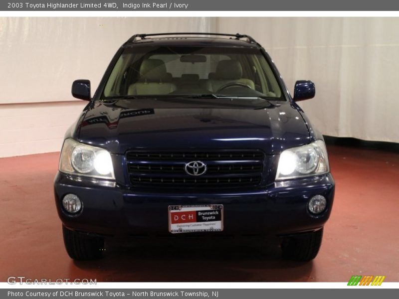 Indigo Ink Pearl / Ivory 2003 Toyota Highlander Limited 4WD