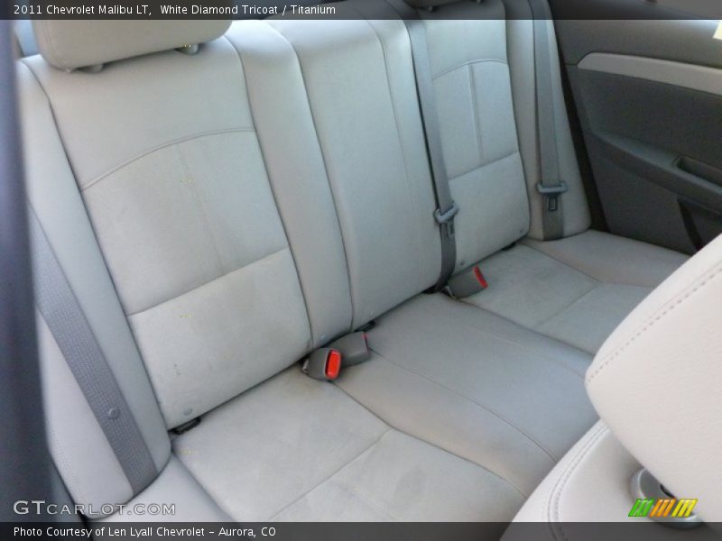 White Diamond Tricoat / Titanium 2011 Chevrolet Malibu LT