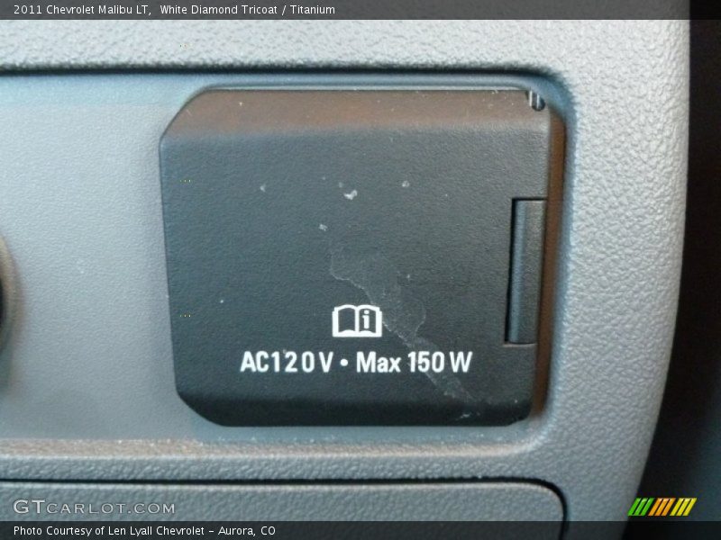 White Diamond Tricoat / Titanium 2011 Chevrolet Malibu LT