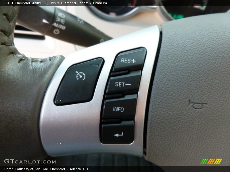 White Diamond Tricoat / Titanium 2011 Chevrolet Malibu LT
