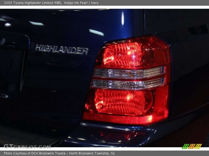 Indigo Ink Pearl / Ivory 2003 Toyota Highlander Limited 4WD