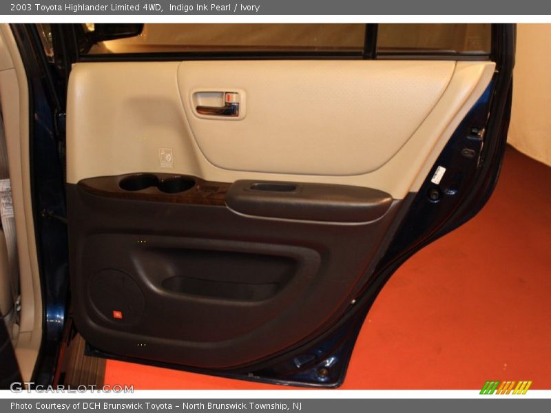 Indigo Ink Pearl / Ivory 2003 Toyota Highlander Limited 4WD