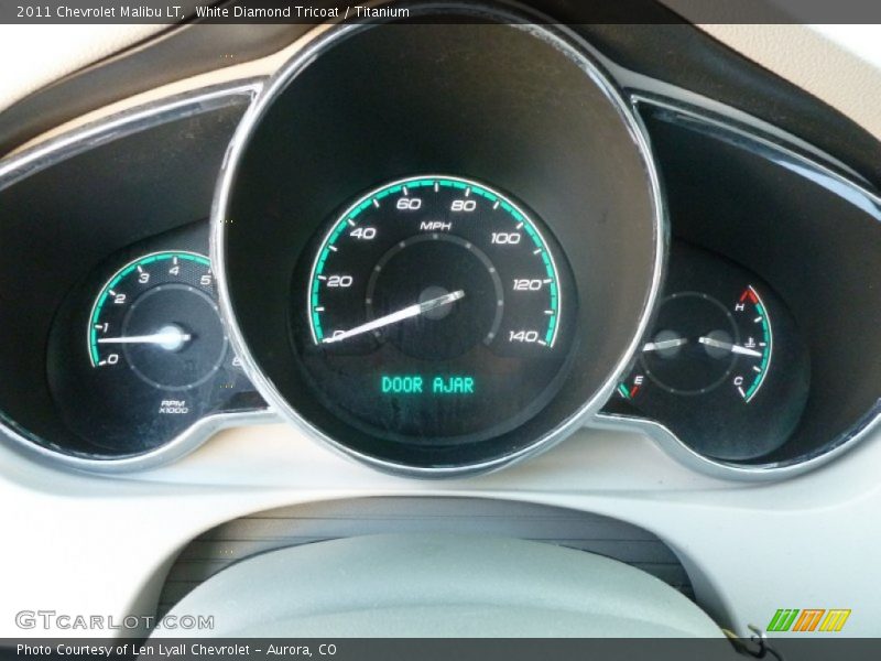 White Diamond Tricoat / Titanium 2011 Chevrolet Malibu LT