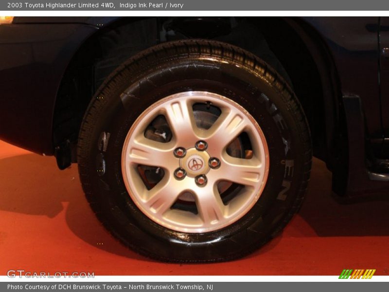 Indigo Ink Pearl / Ivory 2003 Toyota Highlander Limited 4WD