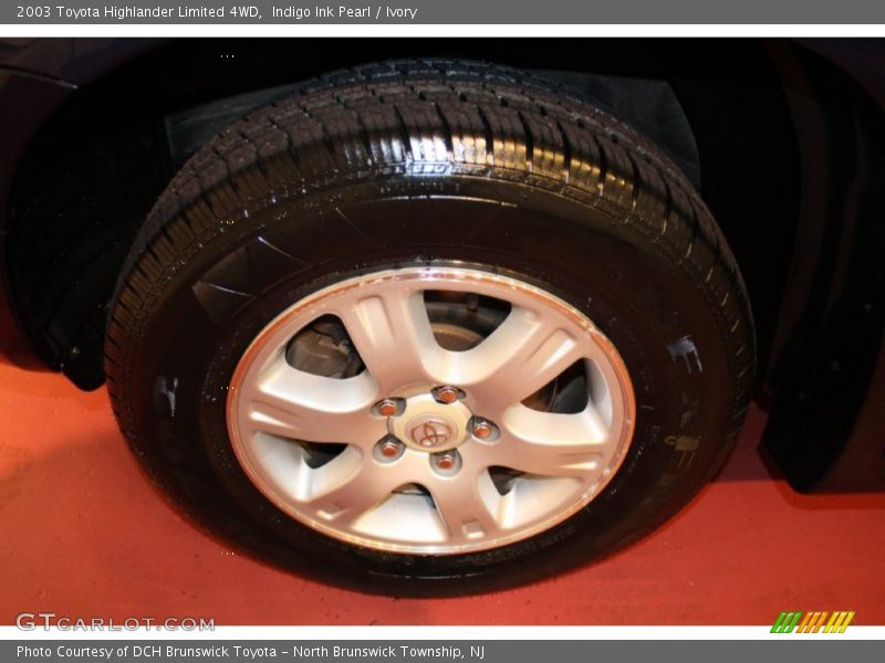 Indigo Ink Pearl / Ivory 2003 Toyota Highlander Limited 4WD