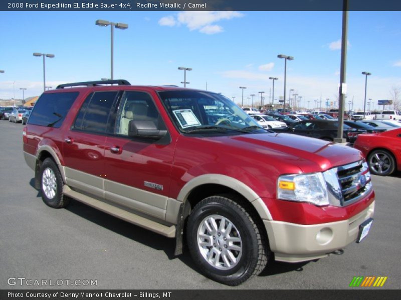 Redfire Metallic / Camel 2008 Ford Expedition EL Eddie Bauer 4x4