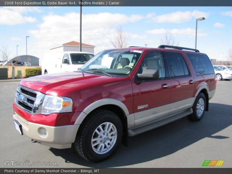 Redfire Metallic / Camel 2008 Ford Expedition EL Eddie Bauer 4x4