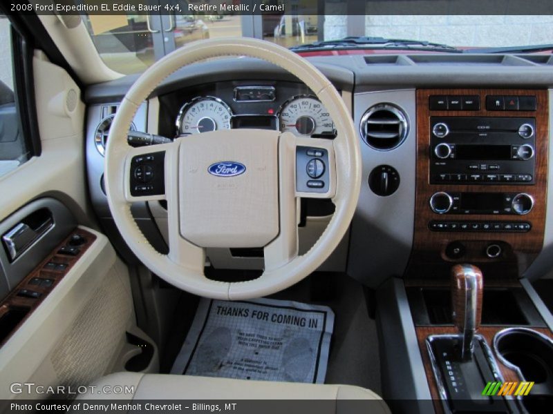 Redfire Metallic / Camel 2008 Ford Expedition EL Eddie Bauer 4x4