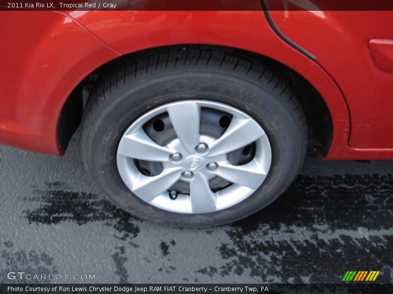 Tropical Red / Gray 2011 Kia Rio LX