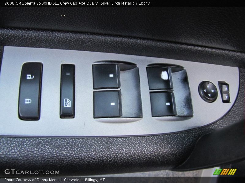Silver Birch Metallic / Ebony 2008 GMC Sierra 3500HD SLE Crew Cab 4x4 Dually