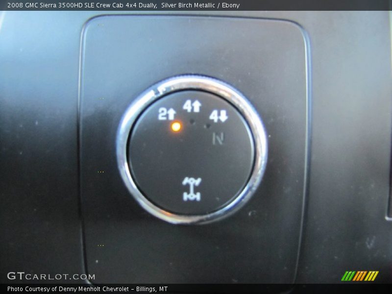 Silver Birch Metallic / Ebony 2008 GMC Sierra 3500HD SLE Crew Cab 4x4 Dually