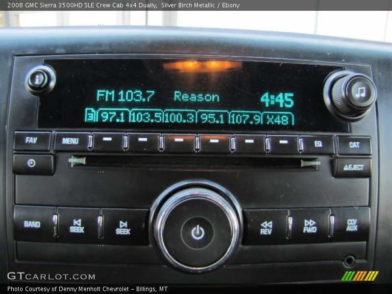 Silver Birch Metallic / Ebony 2008 GMC Sierra 3500HD SLE Crew Cab 4x4 Dually