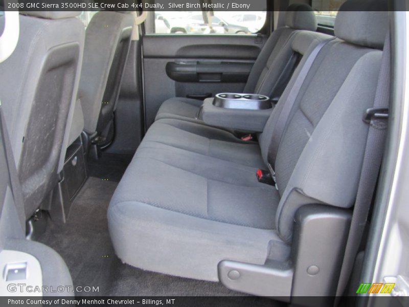 Silver Birch Metallic / Ebony 2008 GMC Sierra 3500HD SLE Crew Cab 4x4 Dually