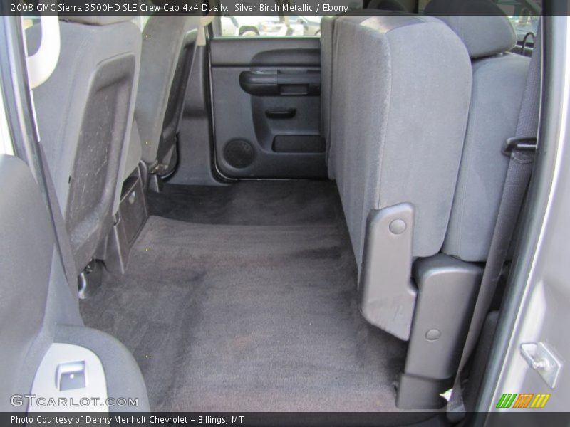 Silver Birch Metallic / Ebony 2008 GMC Sierra 3500HD SLE Crew Cab 4x4 Dually