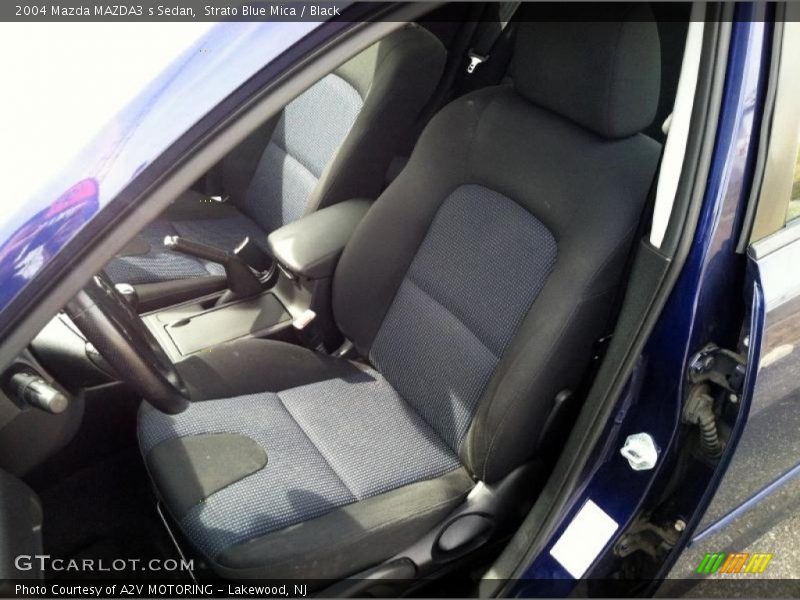 Strato Blue Mica / Black 2004 Mazda MAZDA3 s Sedan