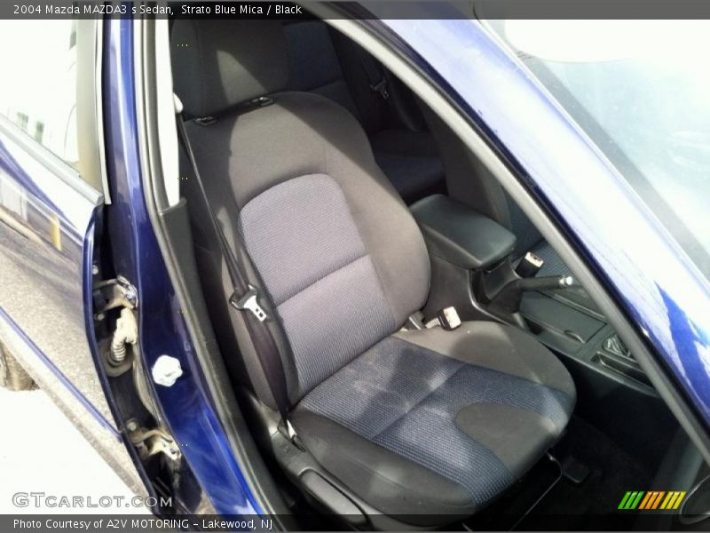 Strato Blue Mica / Black 2004 Mazda MAZDA3 s Sedan