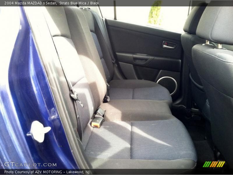 Strato Blue Mica / Black 2004 Mazda MAZDA3 s Sedan