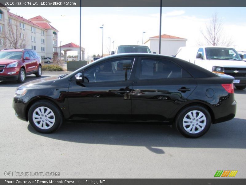 Ebony Black / Stone 2010 Kia Forte EX