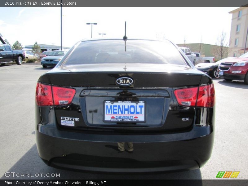 Ebony Black / Stone 2010 Kia Forte EX