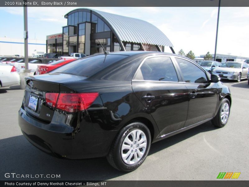 Ebony Black / Stone 2010 Kia Forte EX