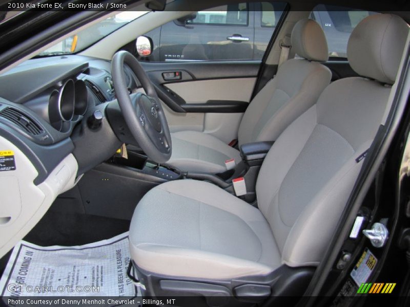 Ebony Black / Stone 2010 Kia Forte EX