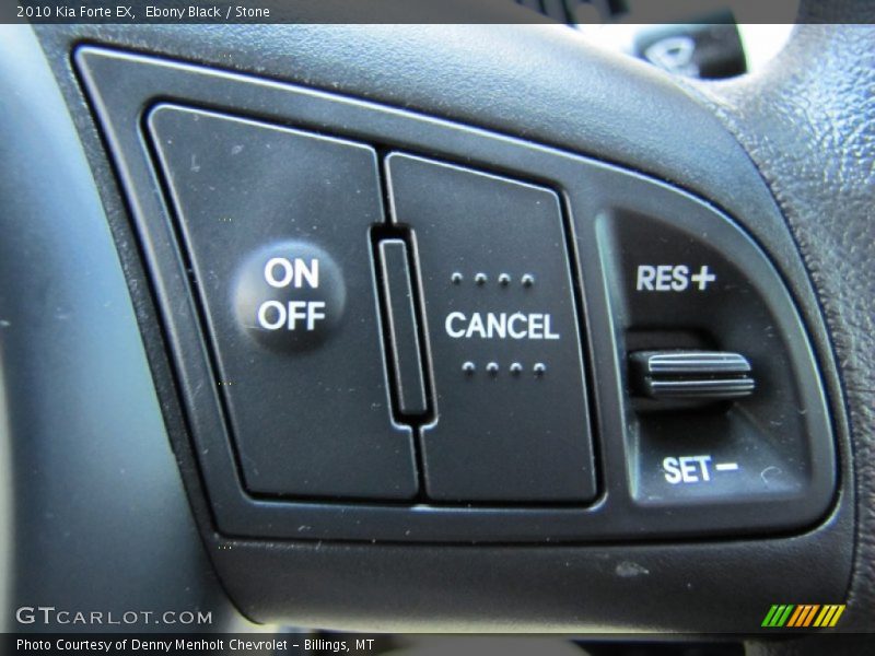 Ebony Black / Stone 2010 Kia Forte EX
