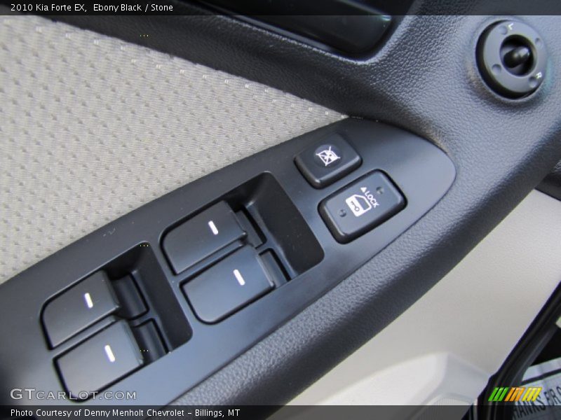 Ebony Black / Stone 2010 Kia Forte EX