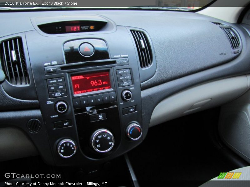 Ebony Black / Stone 2010 Kia Forte EX