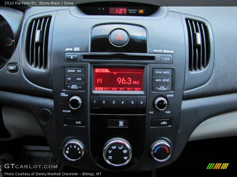 Ebony Black / Stone 2010 Kia Forte EX