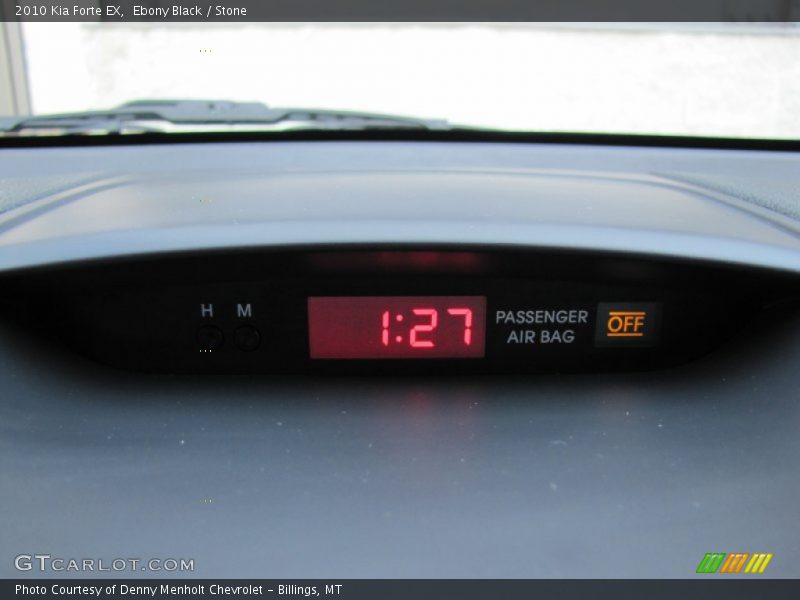 Ebony Black / Stone 2010 Kia Forte EX
