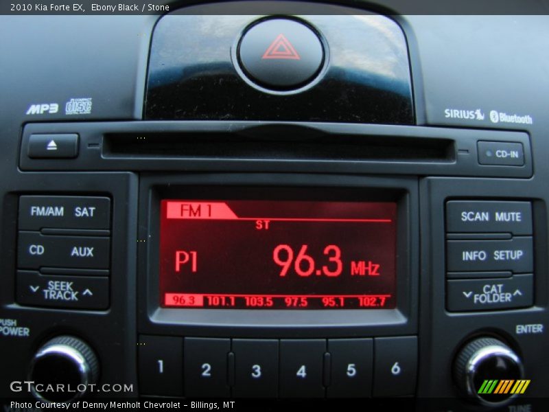 Ebony Black / Stone 2010 Kia Forte EX