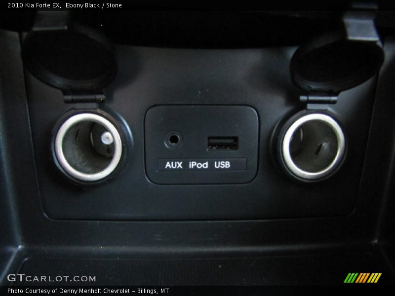 Ebony Black / Stone 2010 Kia Forte EX