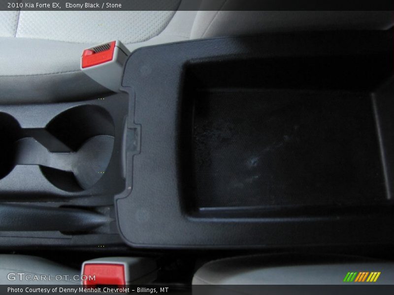 Ebony Black / Stone 2010 Kia Forte EX