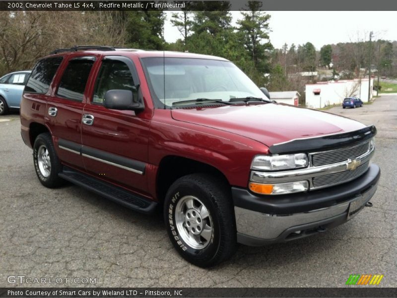 Redfire Metallic / Tan/Neutral 2002 Chevrolet Tahoe LS 4x4