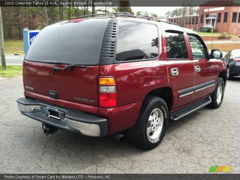 Redfire Metallic / Tan/Neutral 2002 Chevrolet Tahoe LS 4x4