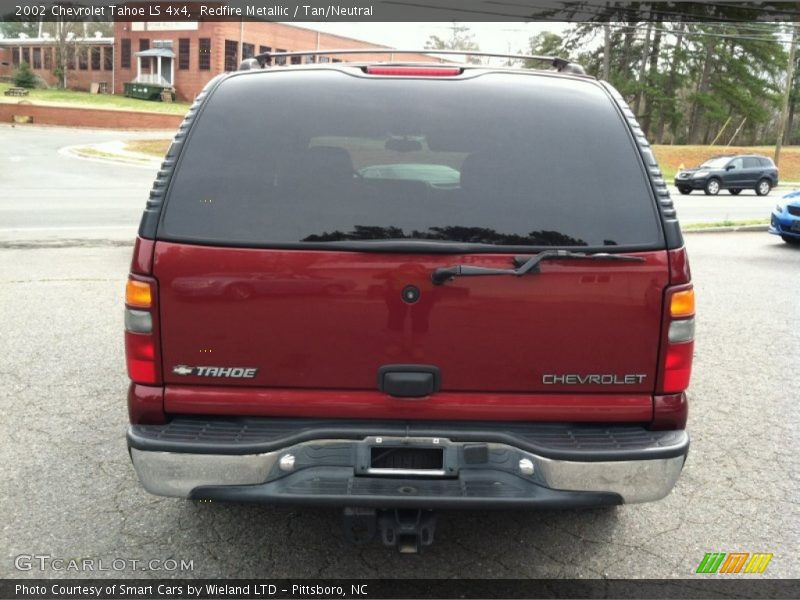 Redfire Metallic / Tan/Neutral 2002 Chevrolet Tahoe LS 4x4