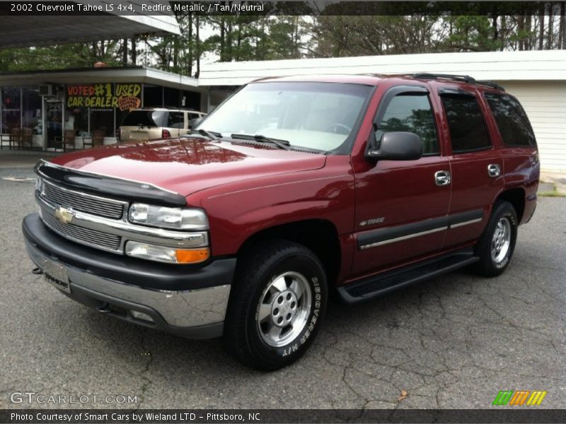 Redfire Metallic / Tan/Neutral 2002 Chevrolet Tahoe LS 4x4