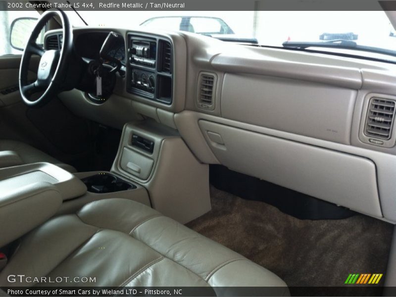 Redfire Metallic / Tan/Neutral 2002 Chevrolet Tahoe LS 4x4