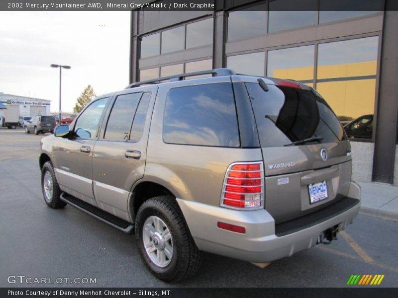 Mineral Grey Metallic / Dark Graphite 2002 Mercury Mountaineer AWD