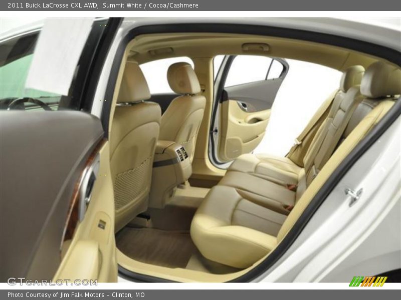 Summit White / Cocoa/Cashmere 2011 Buick LaCrosse CXL AWD