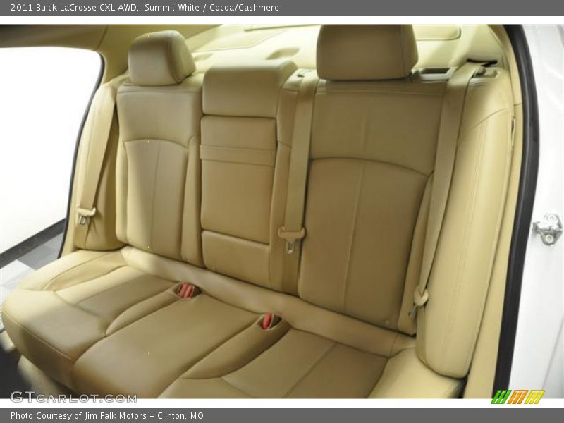 Summit White / Cocoa/Cashmere 2011 Buick LaCrosse CXL AWD