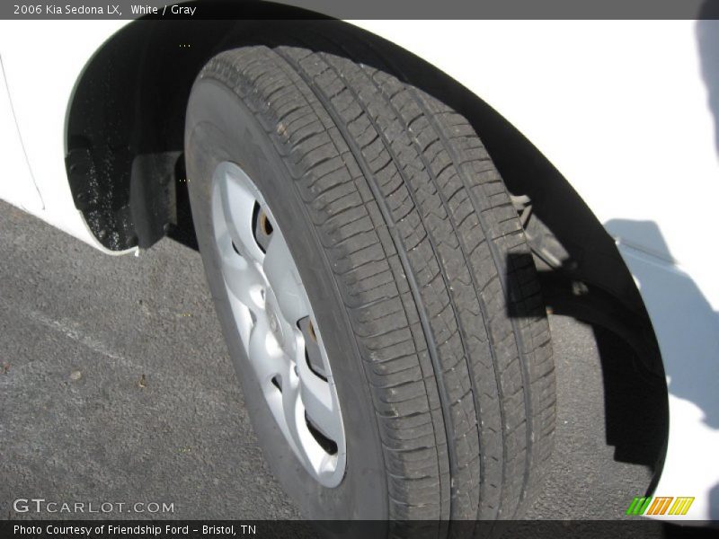White / Gray 2006 Kia Sedona LX